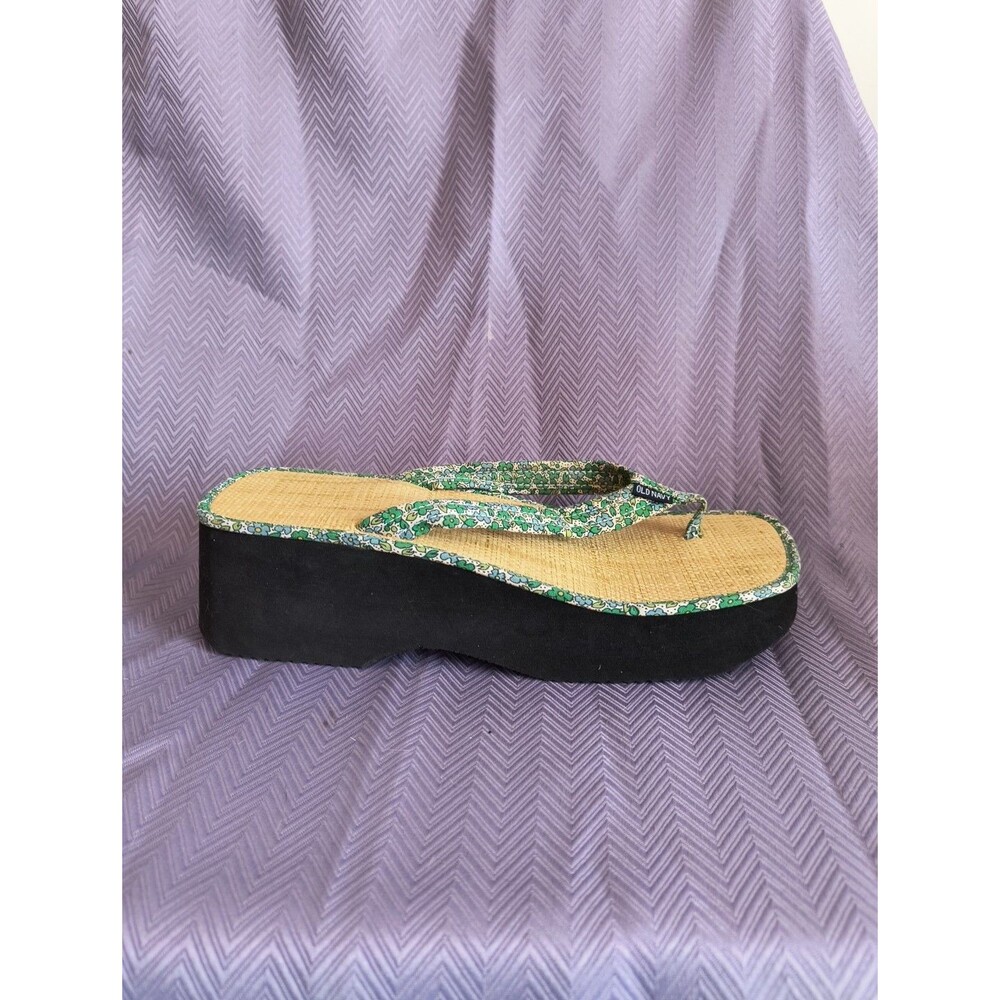 Old Navy Chunky Platform Thong Sandals Size 10